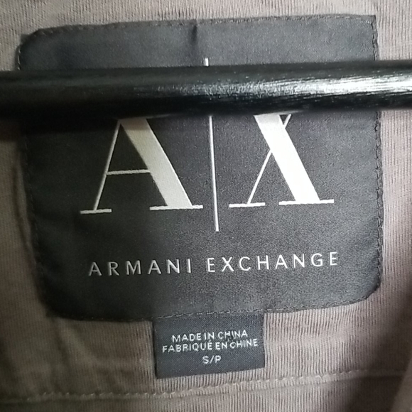 Armani Exchange fleece vest with faux leather - Picture 5 of 7